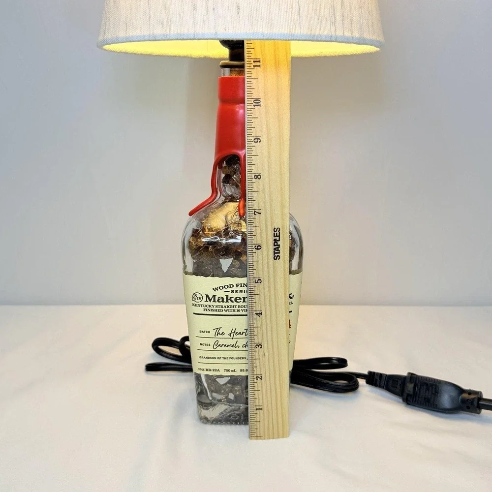 Maker's Mark Bottle‎ Lamp The Heart Release 2024 Great for Fathers Day